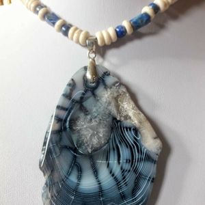 Unisex natural Stone choker